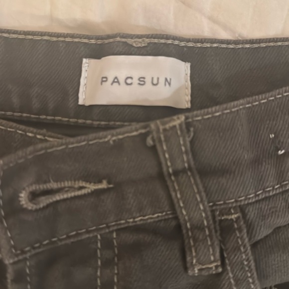 PacSun Gray Cargo Pants with Utility Pockets - Picture 4 of 4